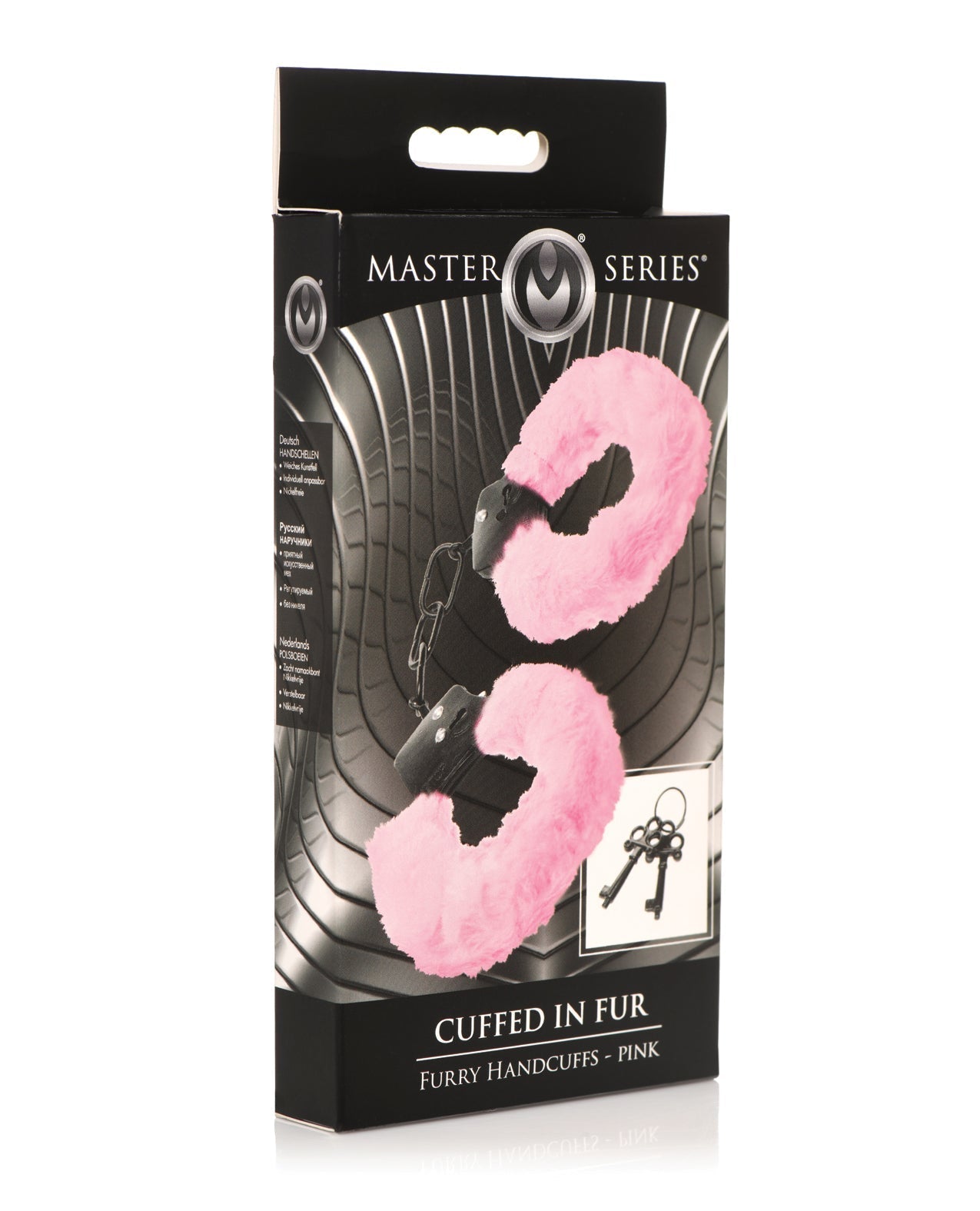 Master Series Cuffed in Furry Handcuffs - Pink Xr LLC