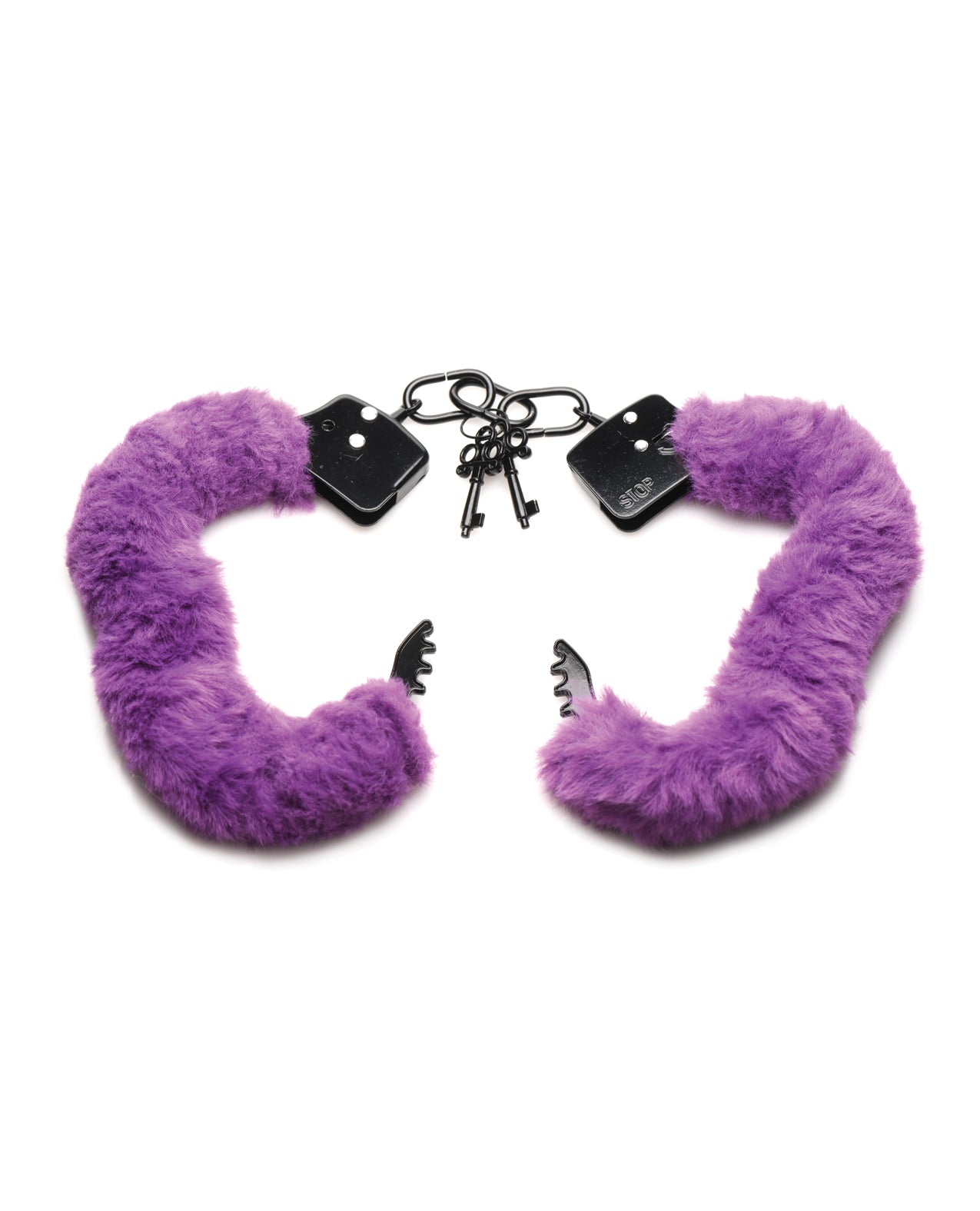 Master Series Cuffed in Furry Handcuffs - Purple Xr LLC