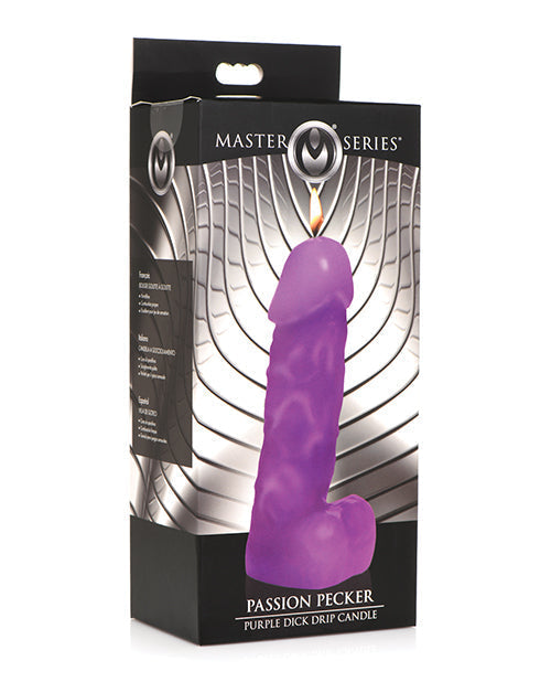 Master Series Passion Pecker Dick Drip Candle - Purple Xr LLC