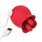 Bloomgasm The Rose Fondle 10X Massaging Clit Stimulator - Red Xr LLC