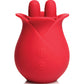 Bloomgasm The Rose Fondle 10X Massaging Clit Stimulator - Red Xr LLC