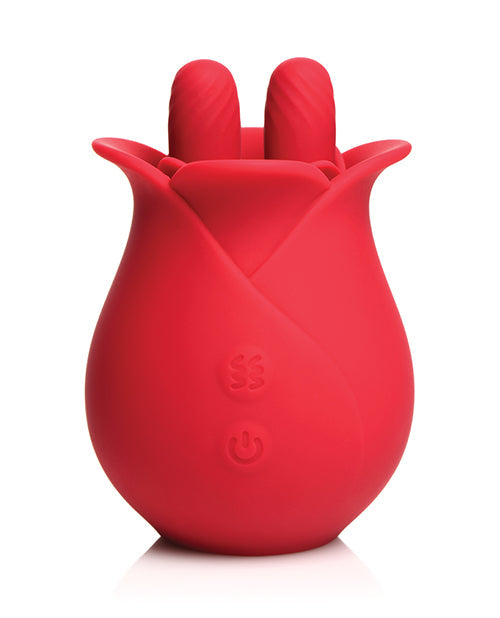 Bloomgasm The Rose Fondle 10X Massaging Clit Stimulator - Red Xr LLC