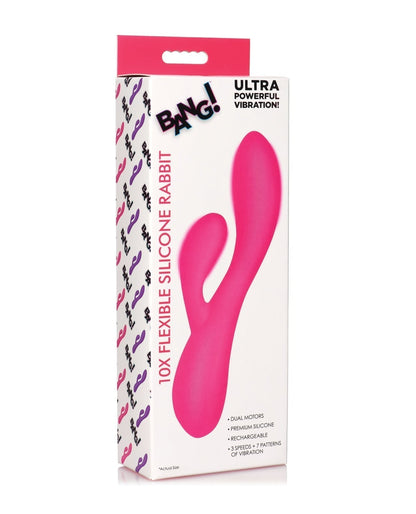 Bang! 10X Flexible Silicone Rabbit - Pink Xr LLC