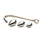 Master Series Anal Hook Trainer w/3 Plugs - Silver Xr LLC