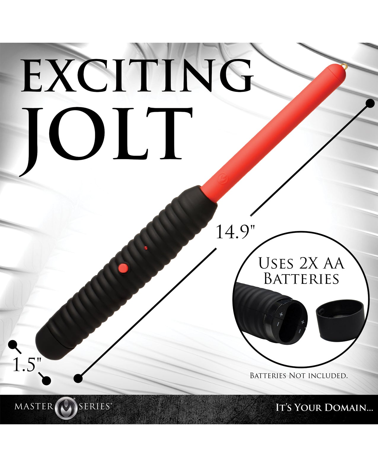 Master Series Spark Rod Zapping Wand - Red/Black Xr LLC