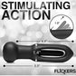 Inmi Bum Flick Flicking & Vibrating Silicone Butt Plug w/Remote - Black