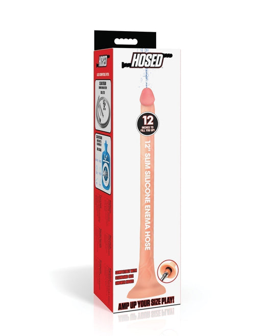 Hosed Silicone Enema Hose - 12" Long Xr LLC