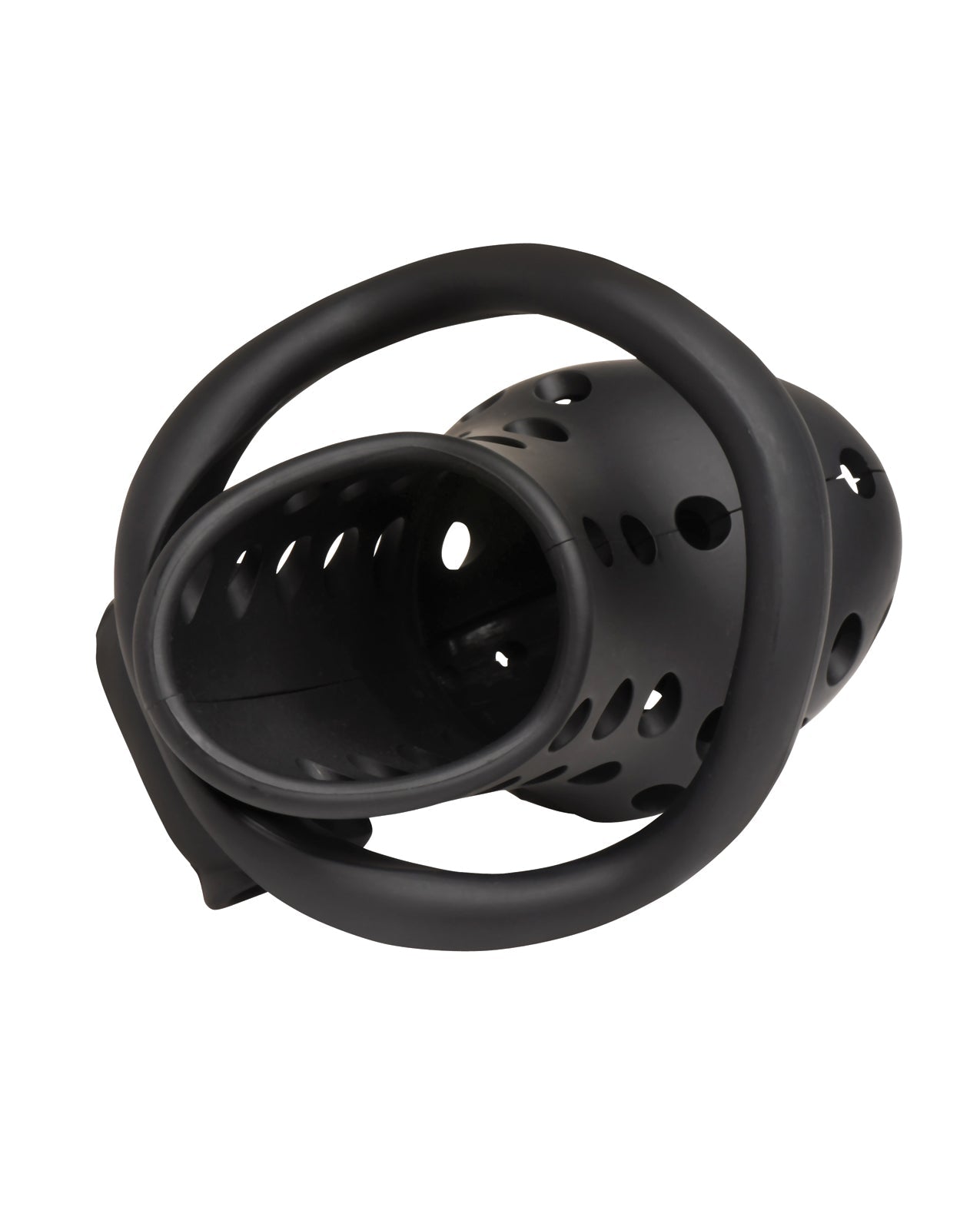 Master Series Lock Down Chastity Cage - Black Xr LLC