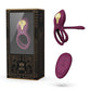 ZALO Bayek Vibrating Couples Ring w/Remote - Velvet Purple Zalo