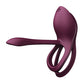 ZALO Bayek Vibrating Couples Ring w/Remote - Velvet Purple Zalo