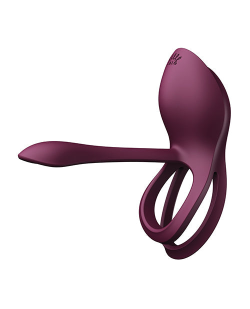 ZALO Bayek Vibrating Couples Ring w/Remote - Velvet Purple Zalo
