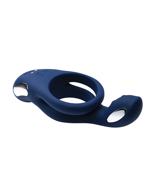 Zero Tolerance Ring Around the Rosy Cock & Ball Vibrator - Blue Evolved Novelties INC