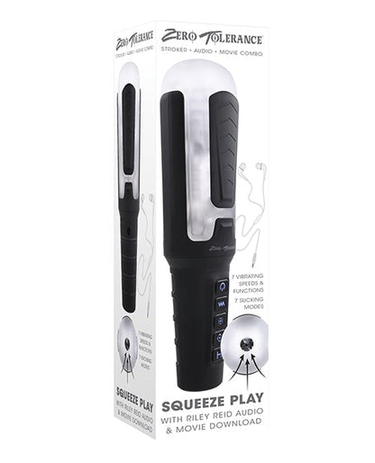 Zero Tolerance Squeeze Play w/Riley Reid Audio & Movie Download - Black Evolved Novelties INC