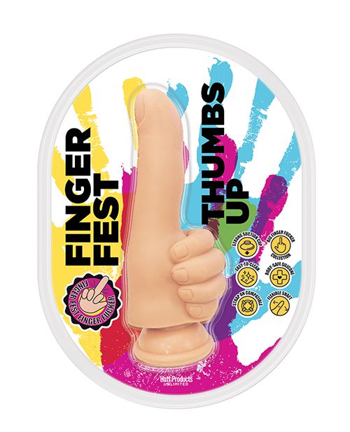 Finger Fest Thumbs Up Dildo - Flesh Hott Products