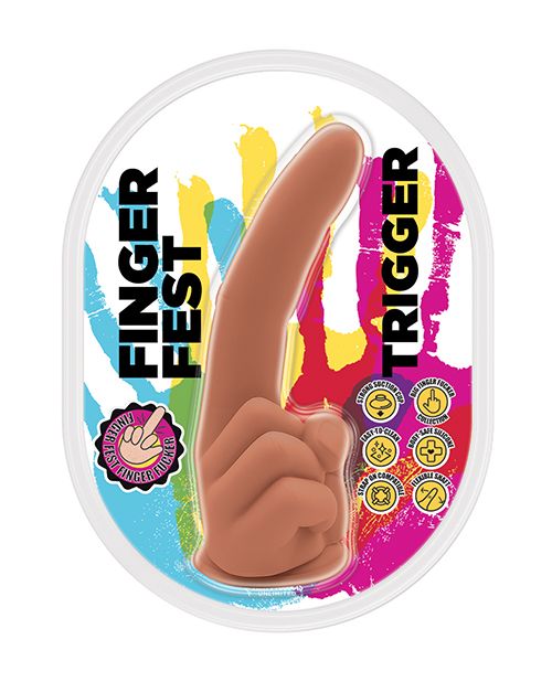 Finger Fest Trigger Dildo - Tan Hott Products