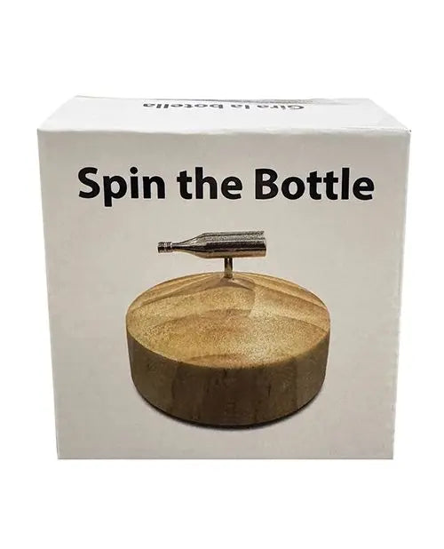 Spin The Bottle - Silver/Wood Kheper Games