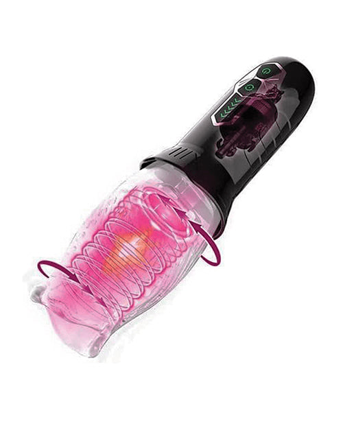 The Male Rose Gawk Gawk 3000 Rotating Blow Job Simulator - Black