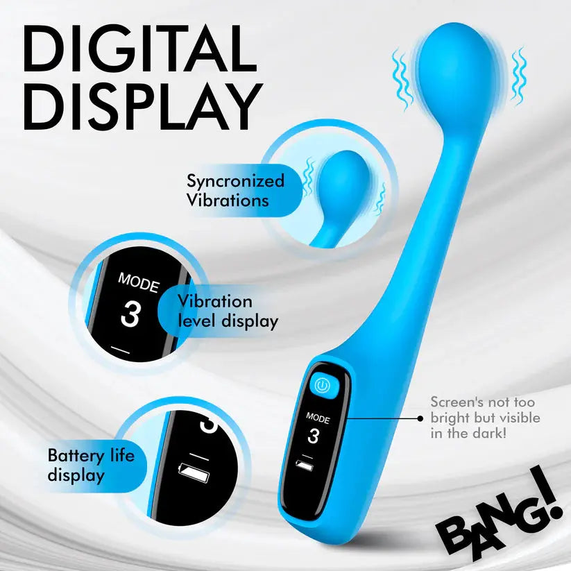 Bang! 10X Digital G-Spot Vibrator - Blue Uc Global Trade INChoney Play B