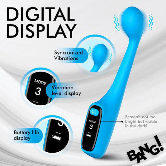 Bang! 10X Digital G-Spot Vibrator - Blue Uc Global Trade INChoney Play B