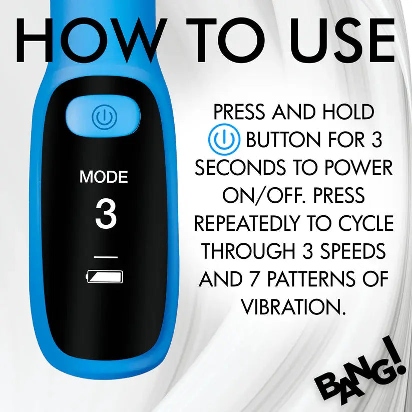 Bang! 10X Digital G-Spot Vibrator - Blue Uc Global Trade INChoney Play B