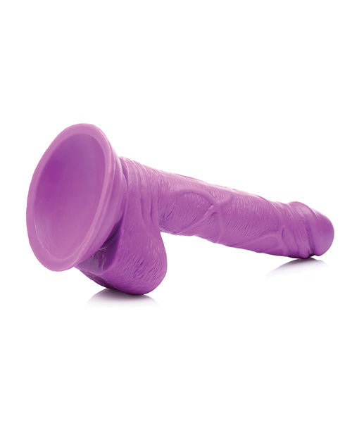 Pop Peckers 6.5" Dildo w/Balls - Purple Ns Novelties INC