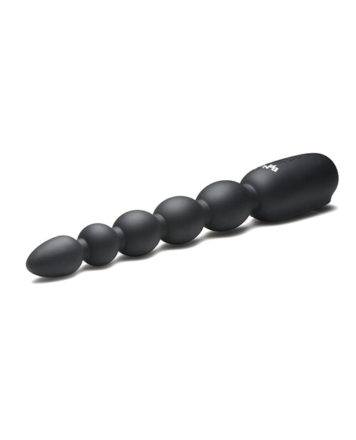 Bang! Digital Silicone Anal Beads - Black 665 INC