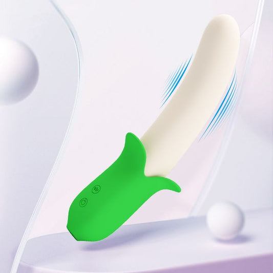 Pretty Love Banana Knight Vibrator - Green
